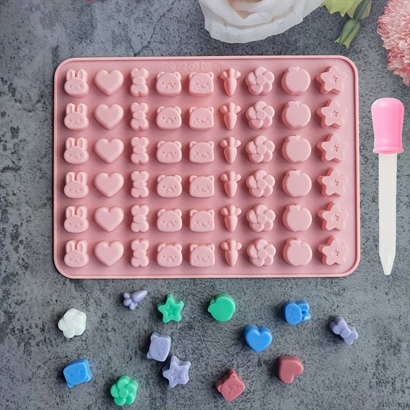 Gummy Bear Mold Candy Molds Fondant Chocolate Candy Silicone - Temu